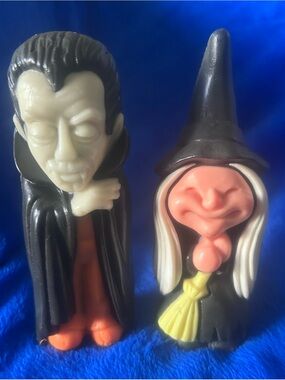 Vintage Wizard molded wax Halloween Air Fresheners!